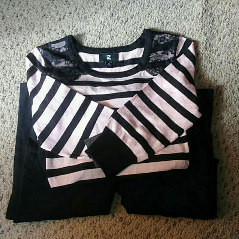 IZ Byer Striped Sweater